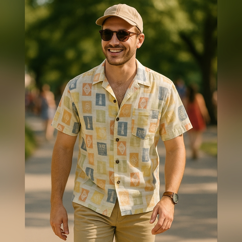 Lucky Brand Multicolor Patterned Shirt